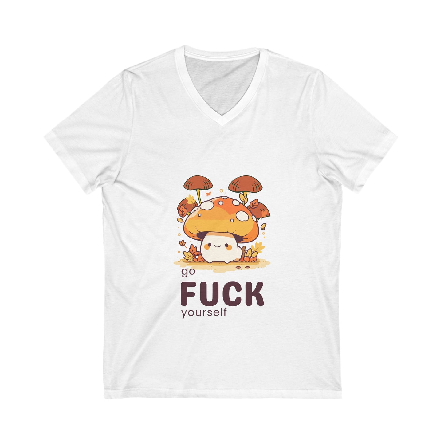 GFY Baby Mushroom V-Neck Tee