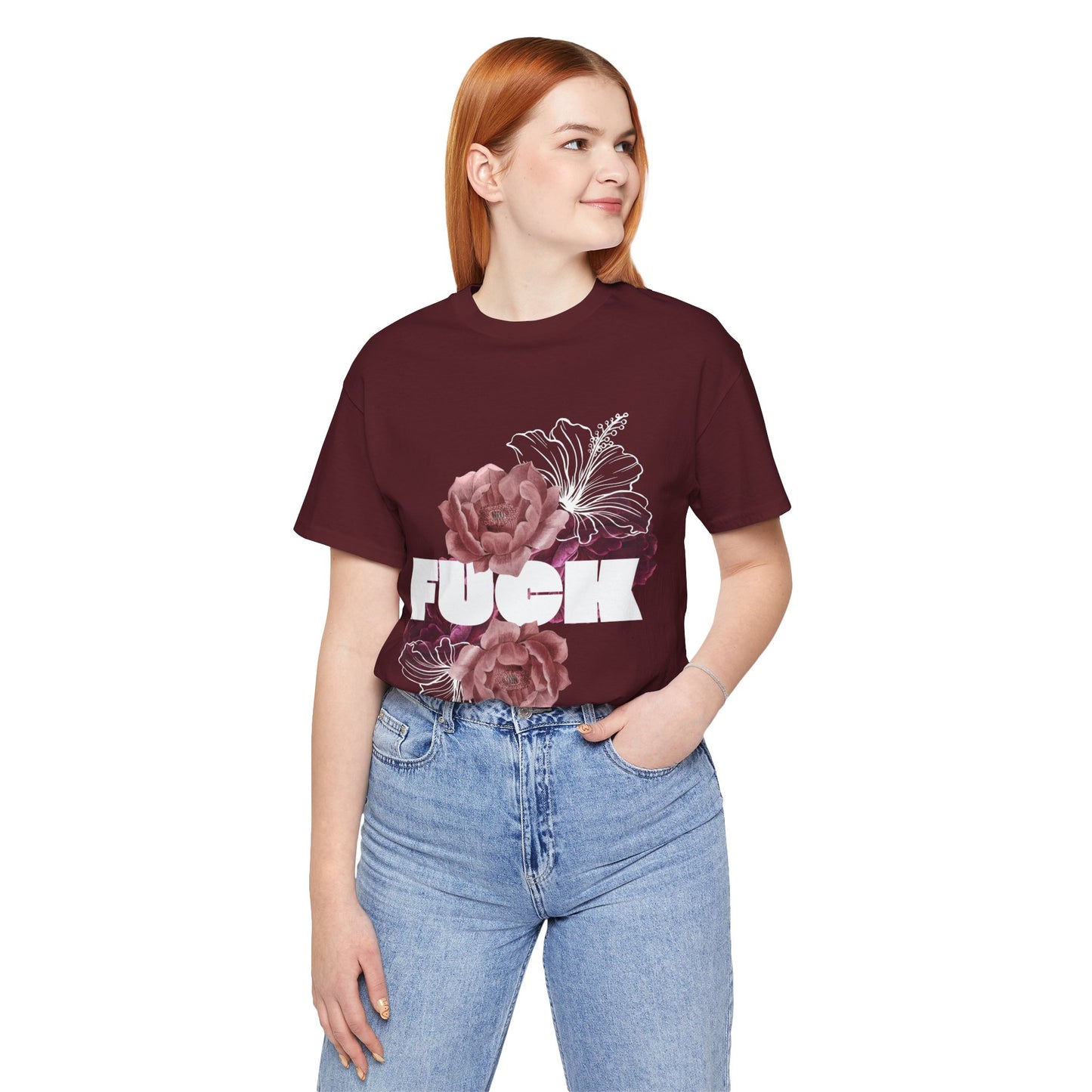 Women's Floral F*ck Short Sleeve Tee