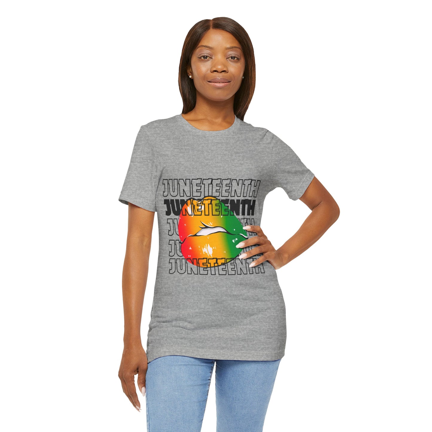 Juneteenth Lips Short Sleeve Tee