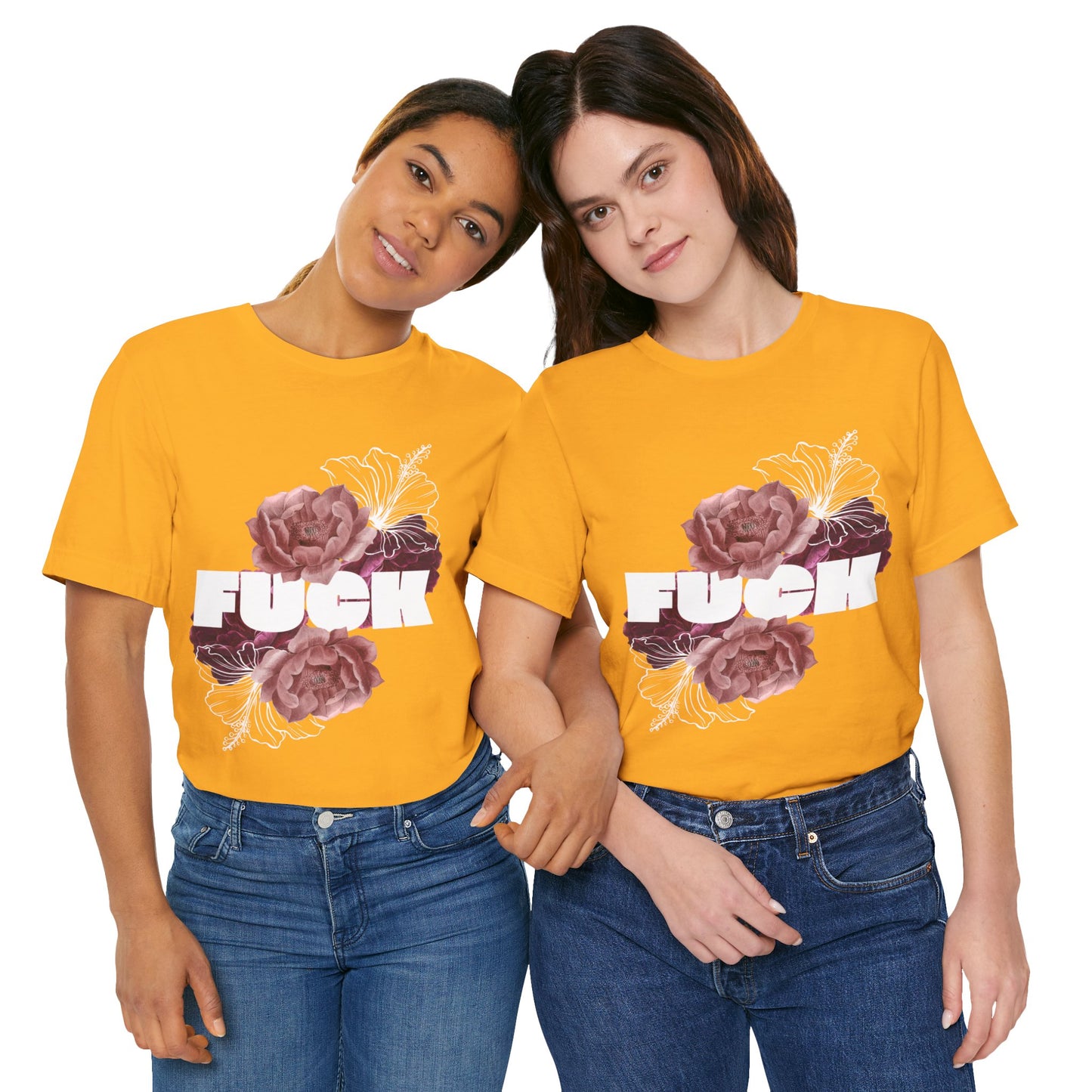 Women's Floral F*ck Short Sleeve Tee
