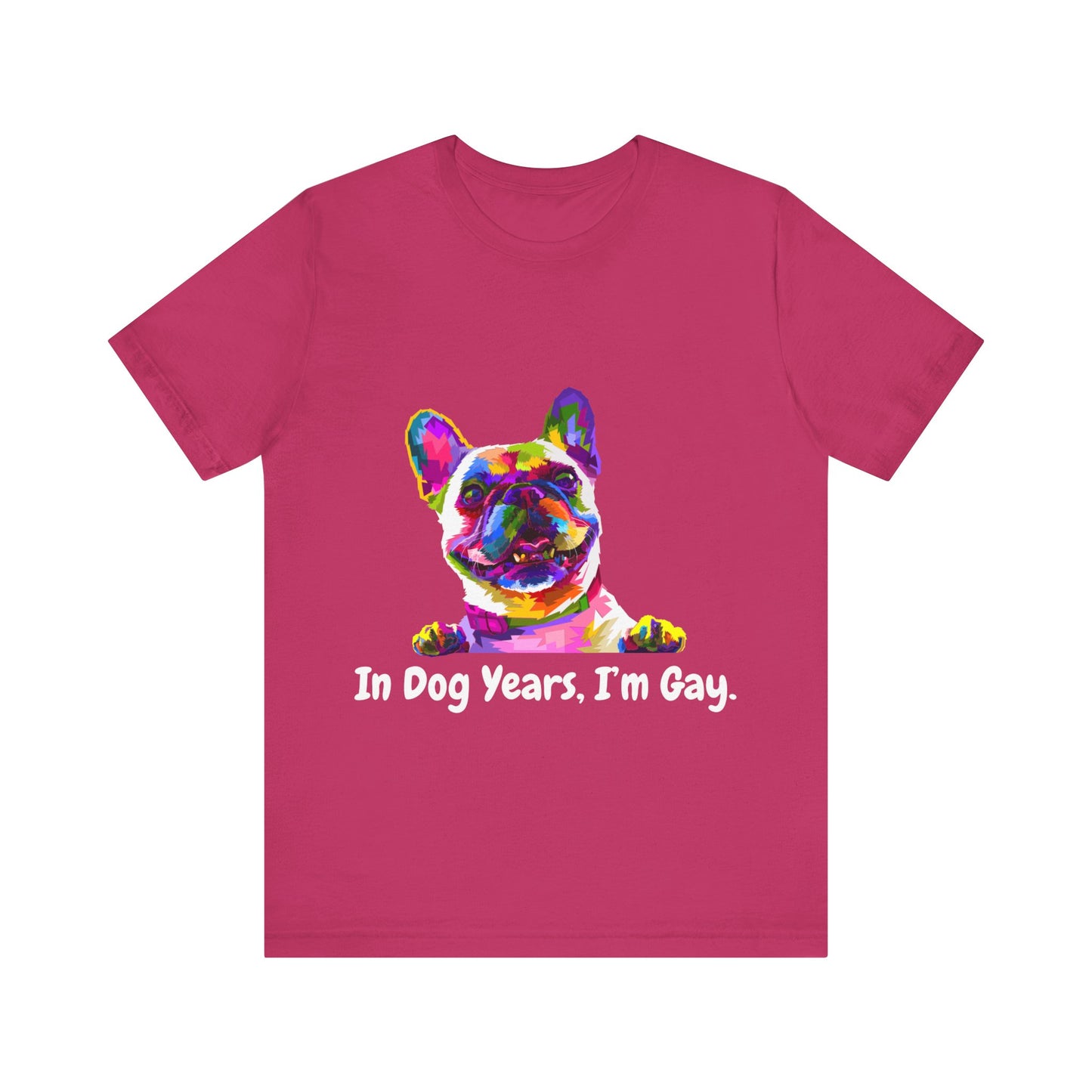 "In Dog Years, I'm Gay" Short Sleeve Tee