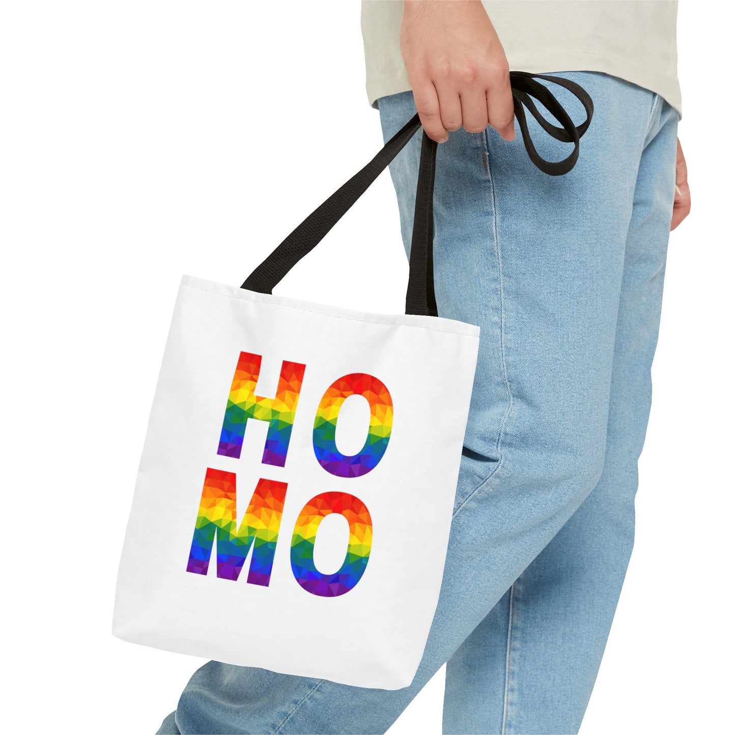 "HOMO" Tote Bag (AOP)