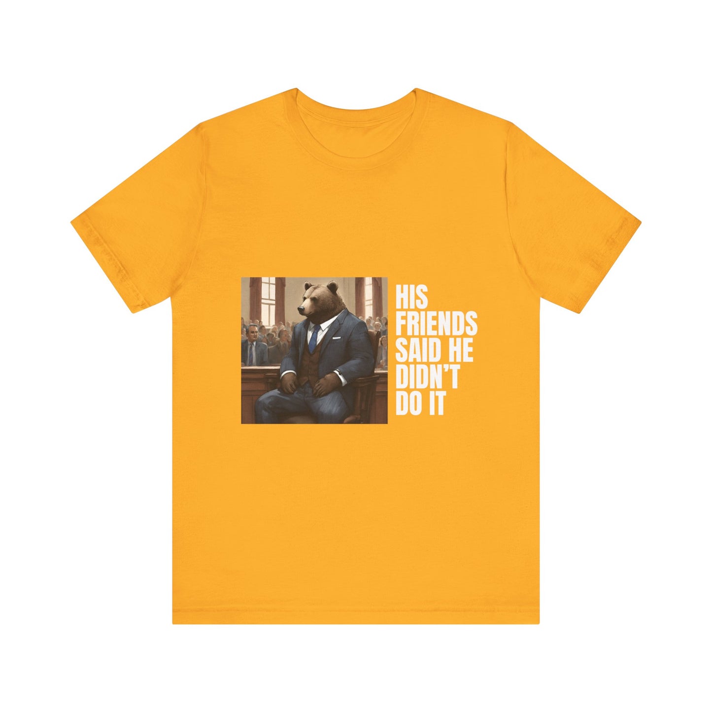 Women's Bear Trial Tee - White Graphic