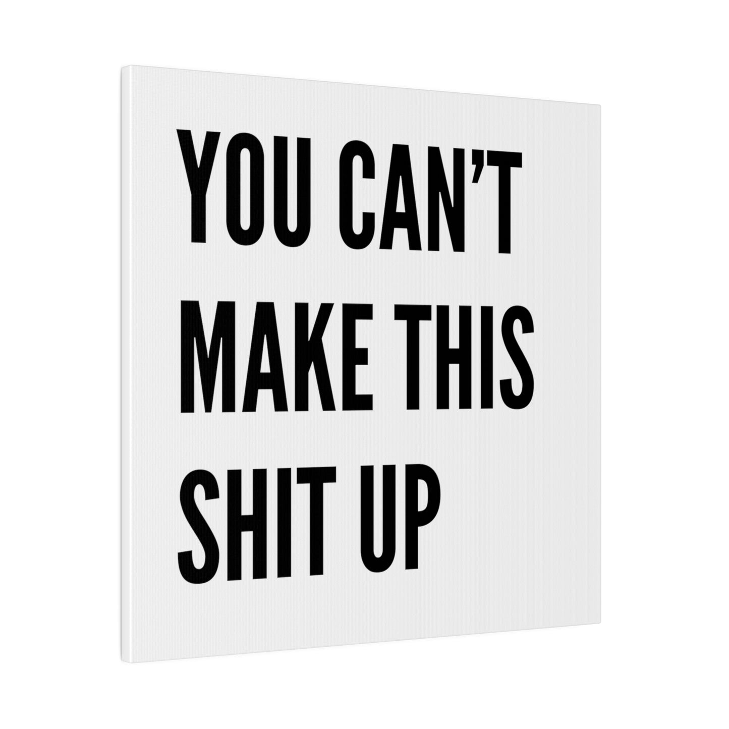 Can't Make This Up Matte Canvas, Stretched, 0.75"