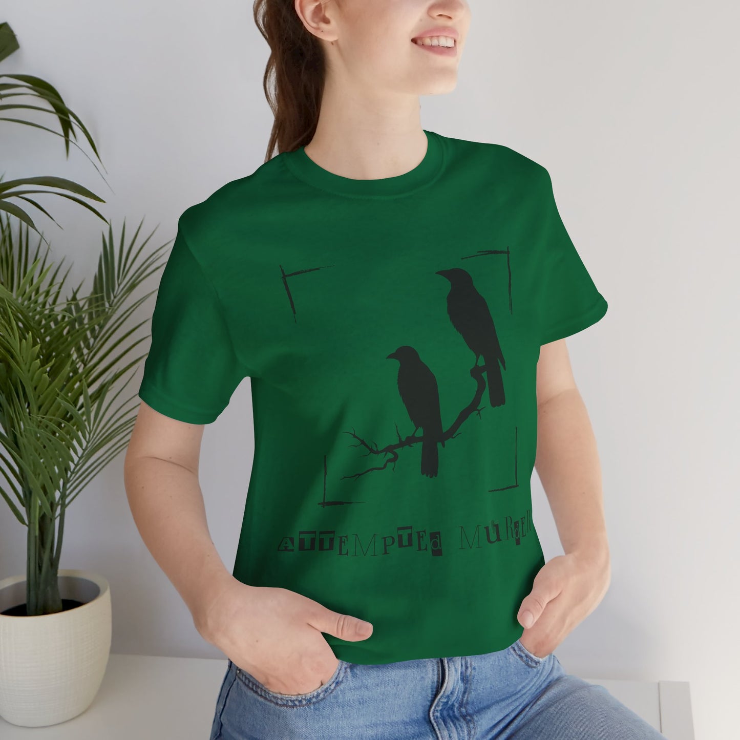 "Attempted Murder" Crow Short Sleeve Tee