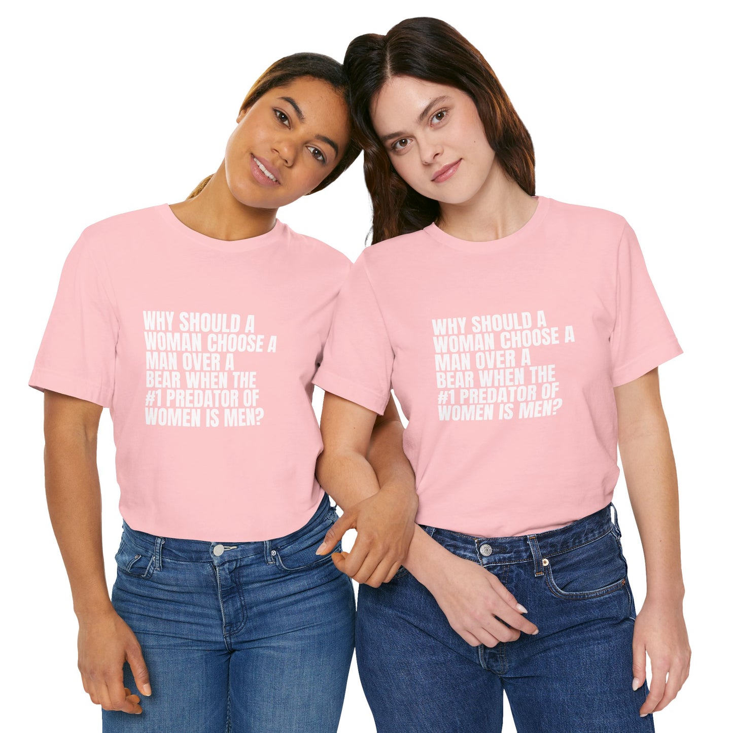 Women's Man v. Bear Quoted Tee