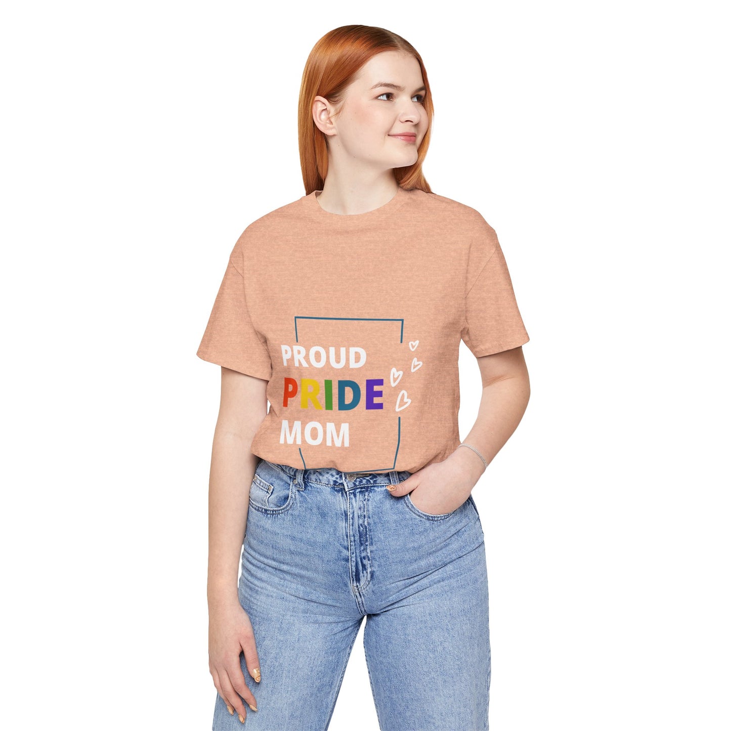 "Proud Pride Mom" Short Sleeve Tee