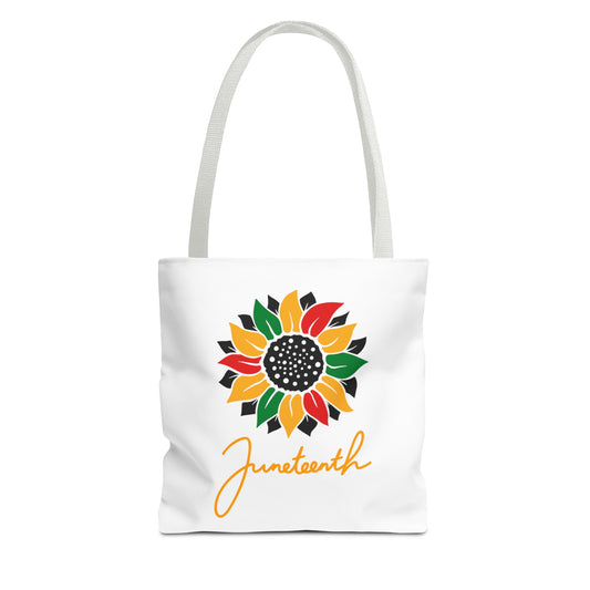 Juneteenth Floral Tote Bag (AOP)