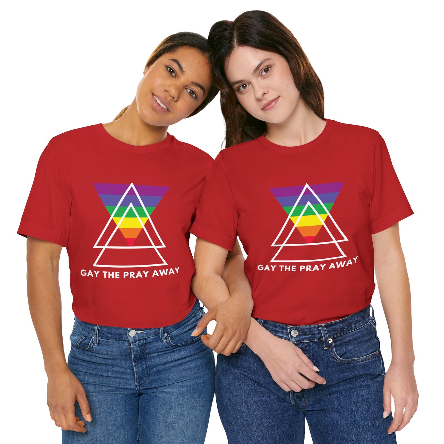 "GAY THE PRAY AWAY" Short Sleeve Tee