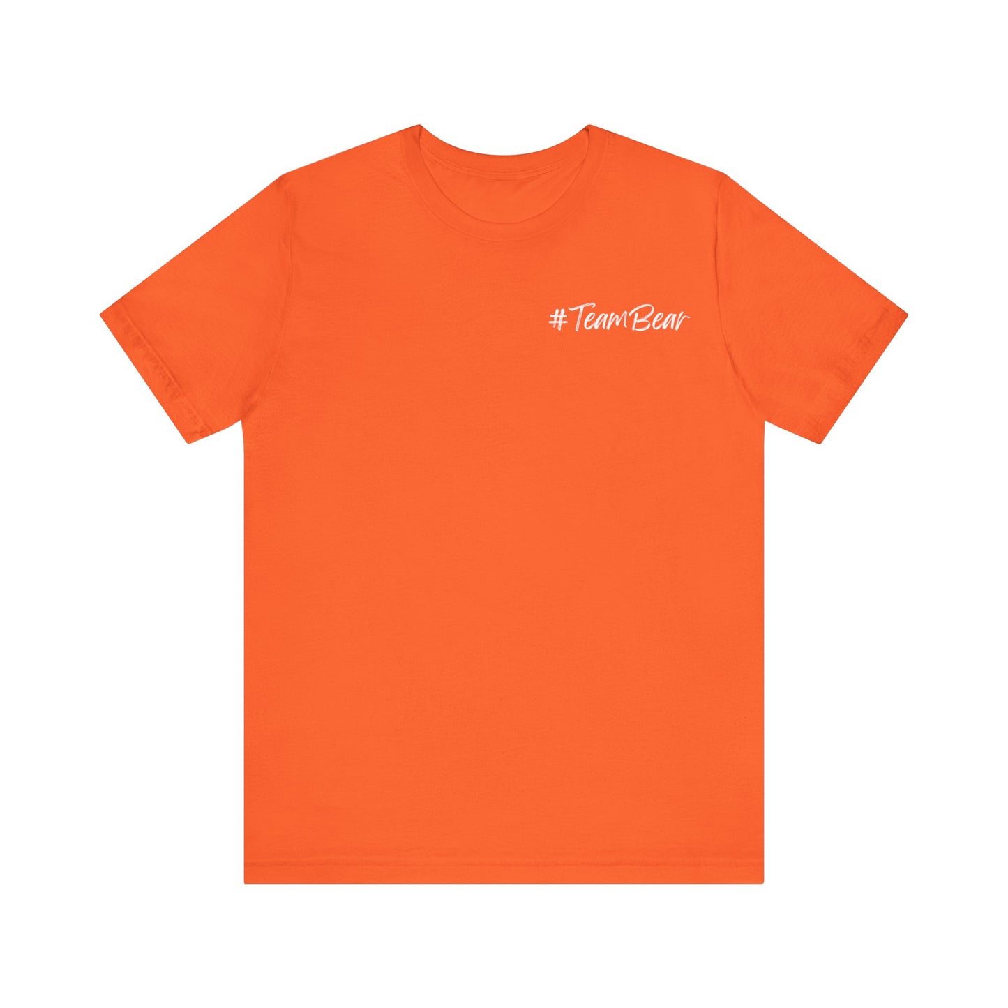 Women's Two-Sided Graphic "Team Bear" Tee - White Graphics