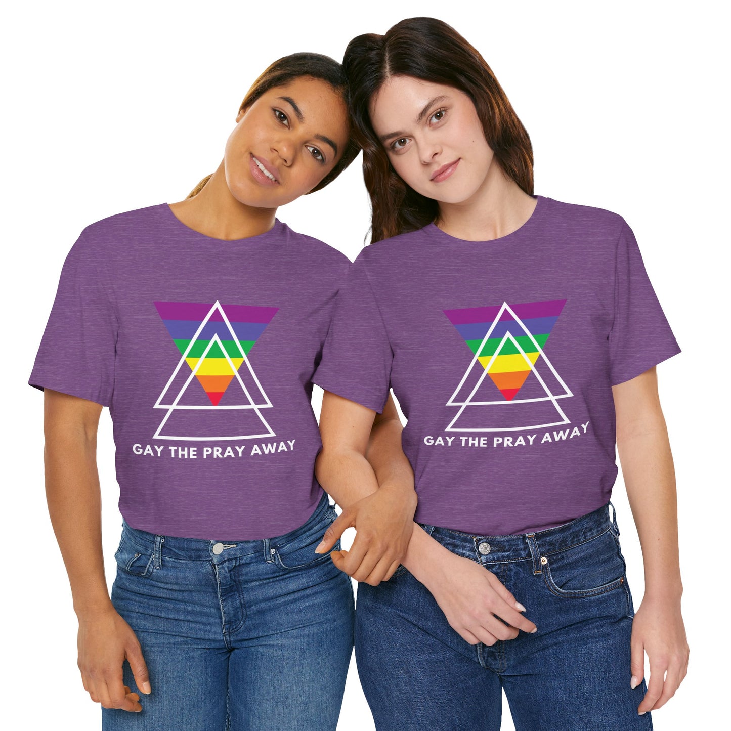 "GAY THE PRAY AWAY" Short Sleeve Tee