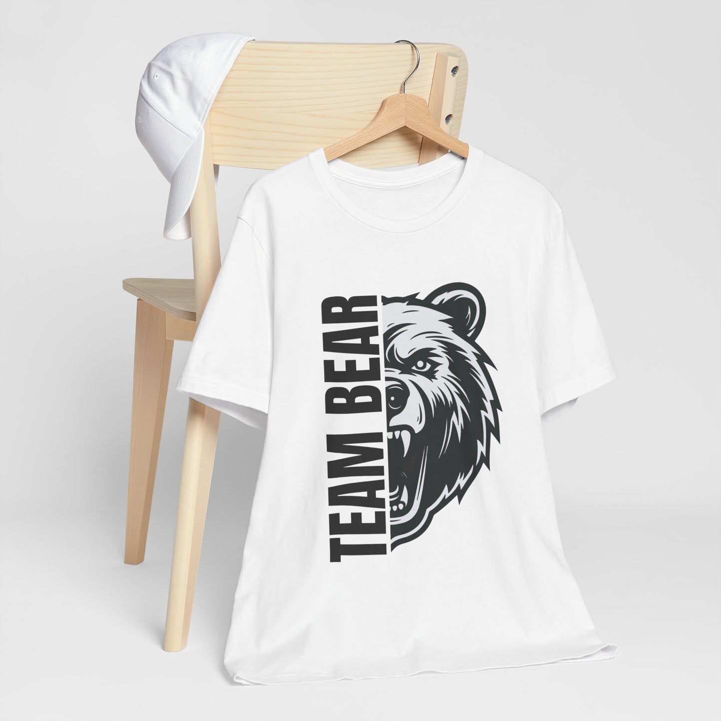 Women's "Team Bear" Tee - Black Lettering