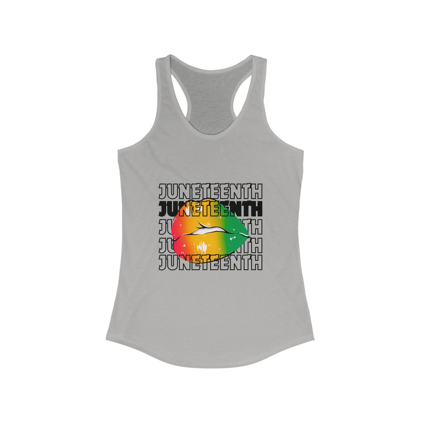 Juneteenth Lips Racerback Tank