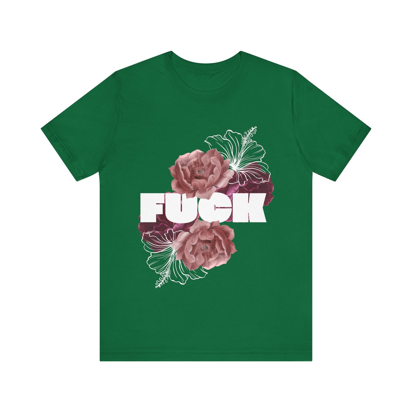 Women's Floral F*ck Short Sleeve Tee