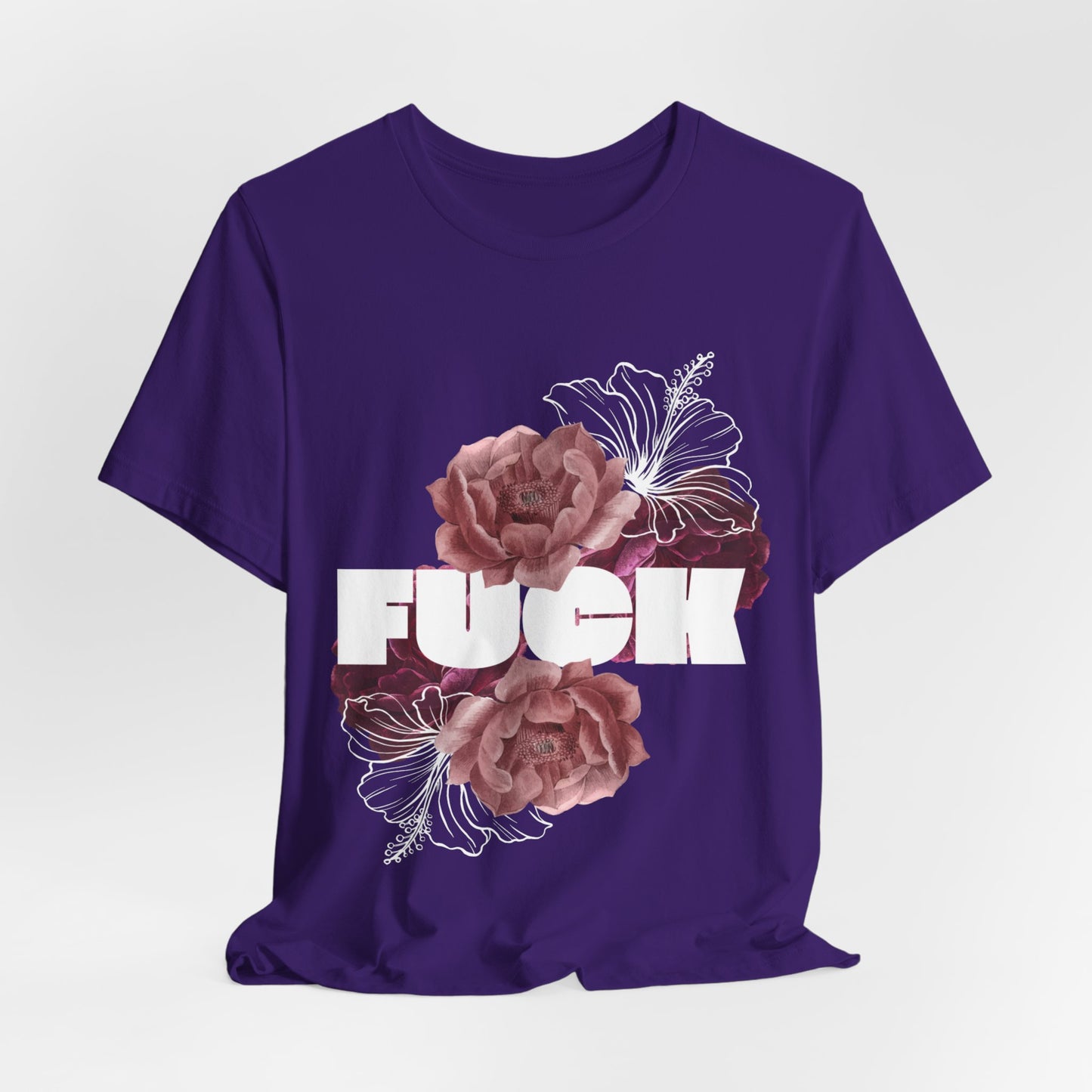 Women's Floral F*ck Short Sleeve Tee