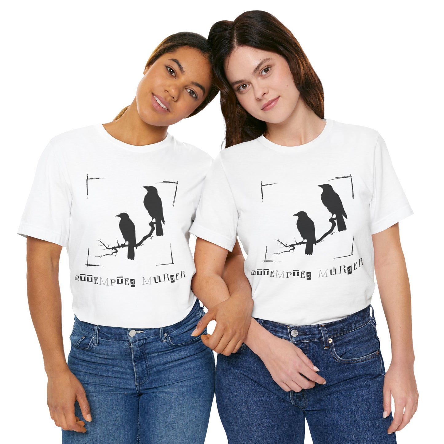 "Attempted Murder" Crow Short Sleeve Tee