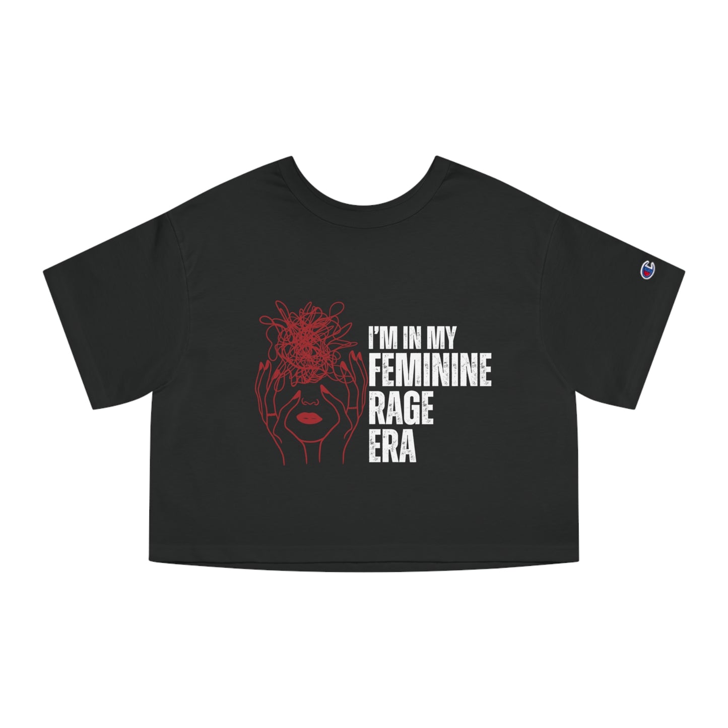 Women's Feminine Rage Era Cropped T-Shirt
