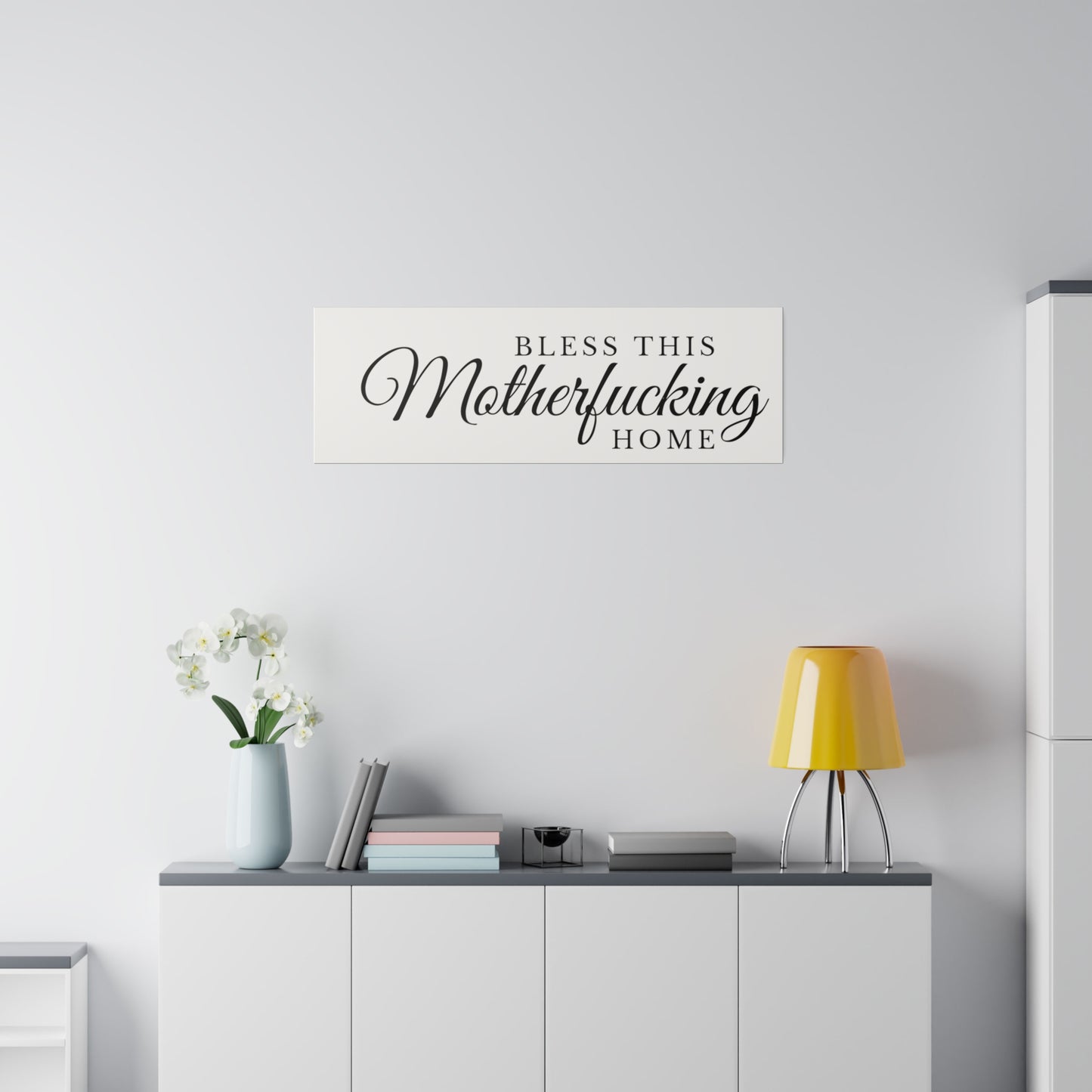 Bless This Home Matte Canvas, Stretched, 0.75"