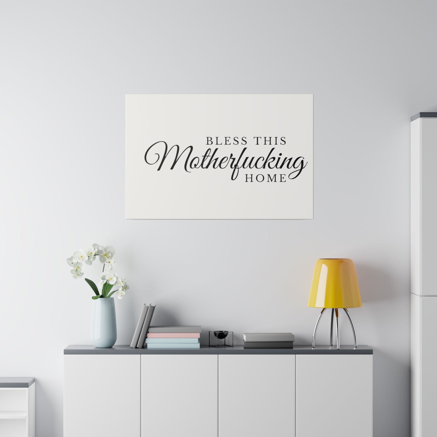 Bless This Home Matte Canvas, Stretched, 0.75"
