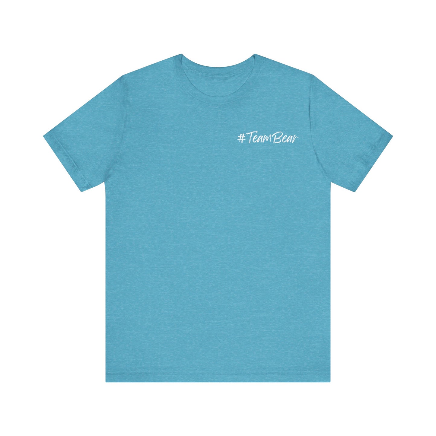 Women's Two-Sided Graphic "Team Bear" Tee - White Graphics
