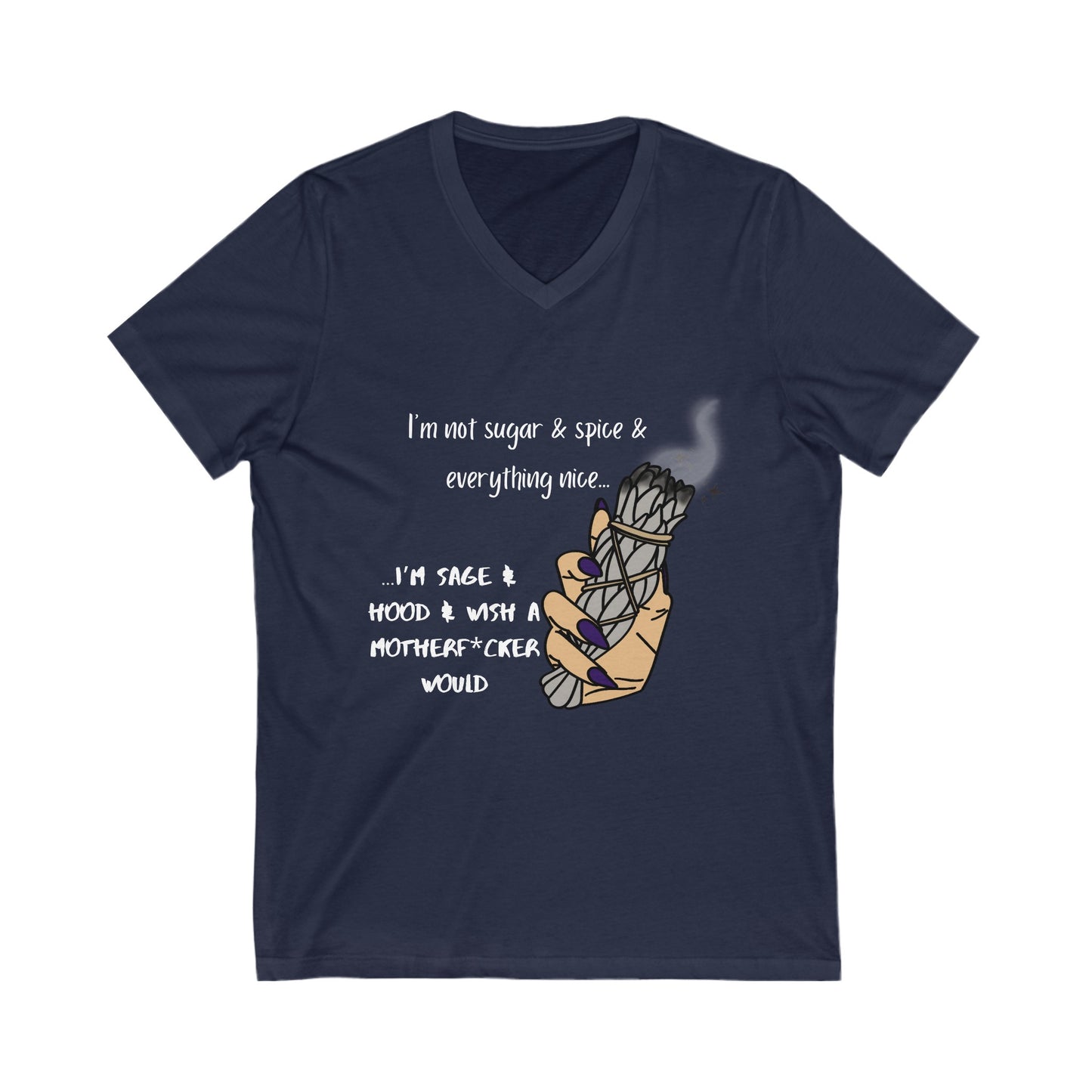 Sugar and Spice Short Sleeve V-Neck Tee