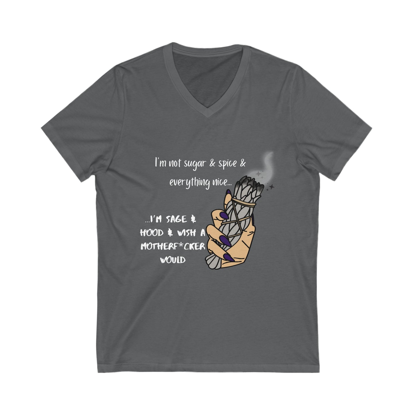 Sugar and Spice Short Sleeve V-Neck Tee