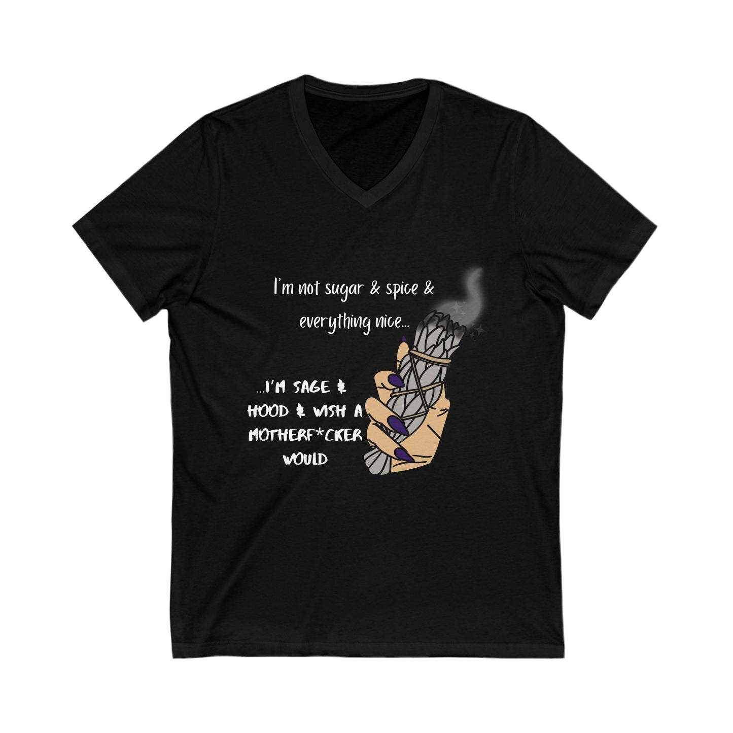Sugar and Spice Short Sleeve V-Neck Tee