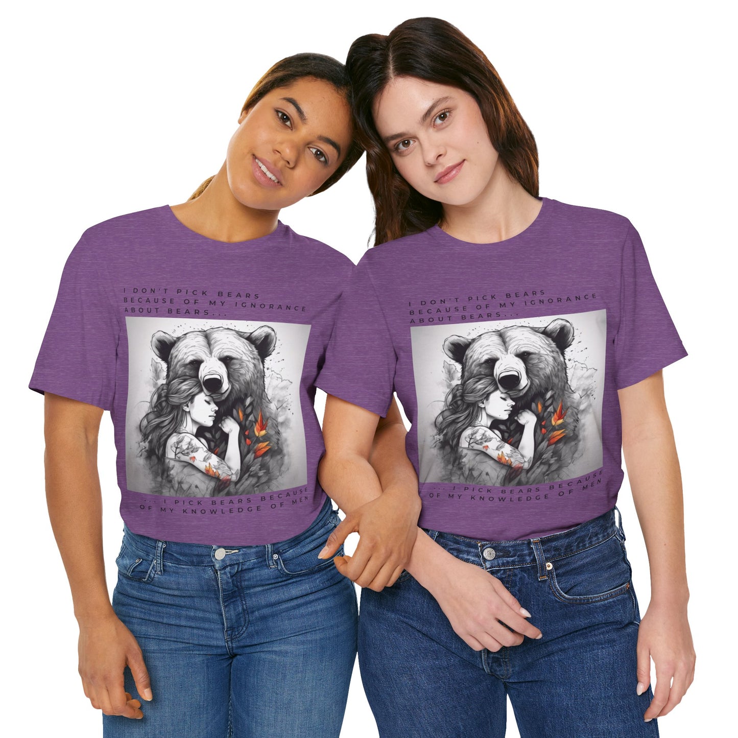 Women's Bear Hug "Team Bear" Tee
