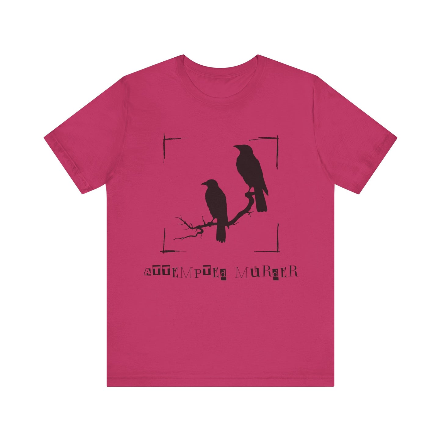 "Attempted Murder" Crow Short Sleeve Tee