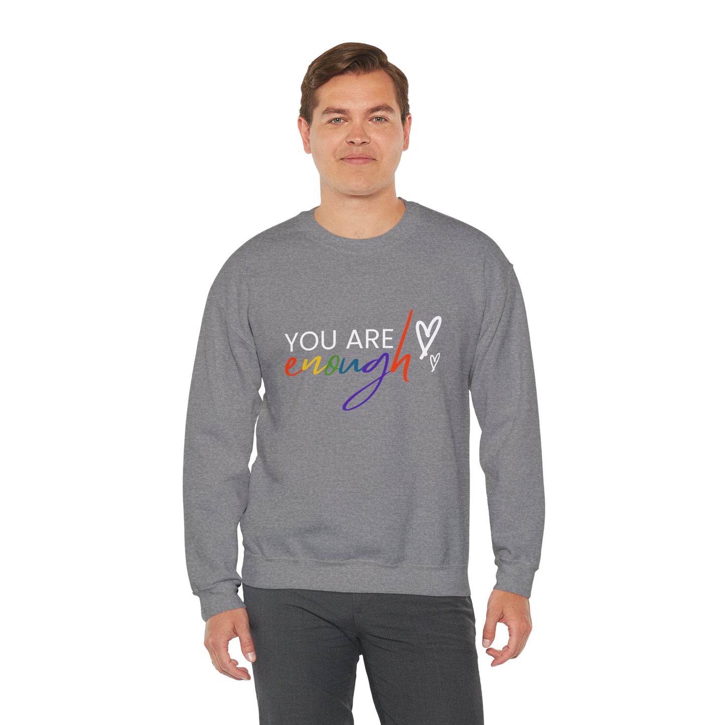 "You Are Enough" Crewneck Sweatshirt