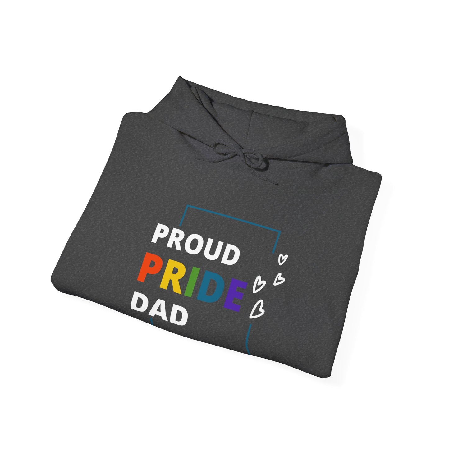 Proud Pride Dad Hooded Sweatshirt