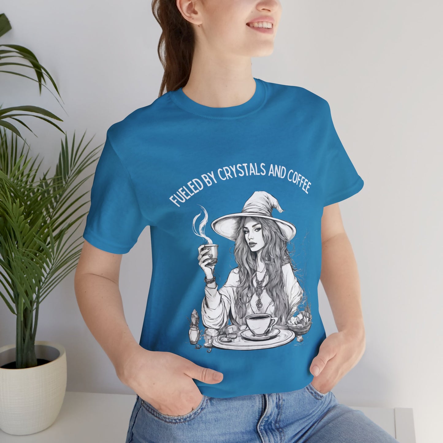 Fueled by Crystals and Coffee Tee