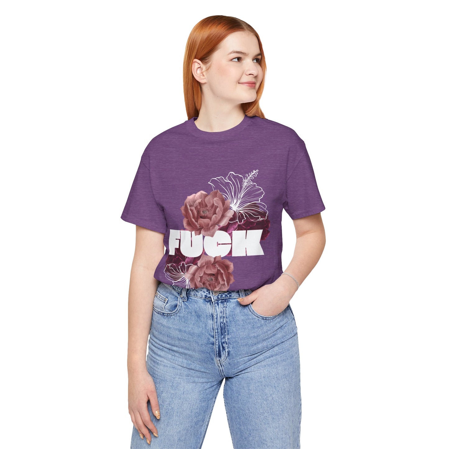 Women's Floral F*ck Short Sleeve Tee