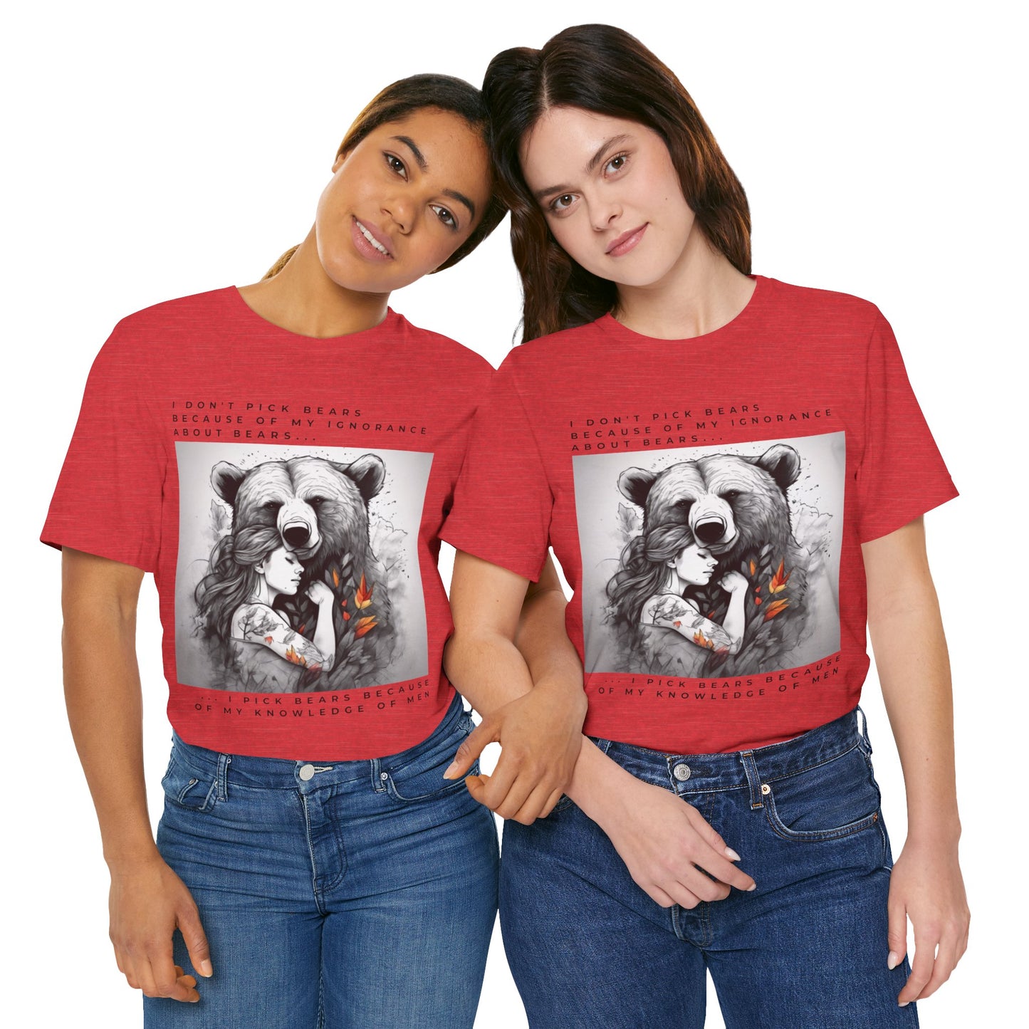 Women's Bear Hug "Team Bear" Tee