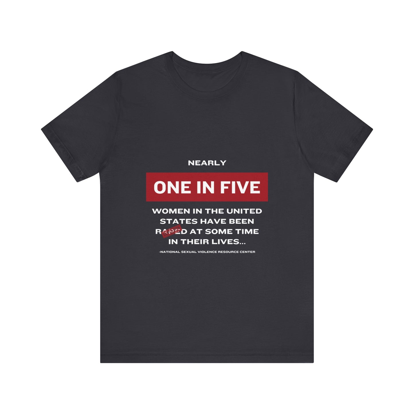 Women's Statistics Tee - White Writing