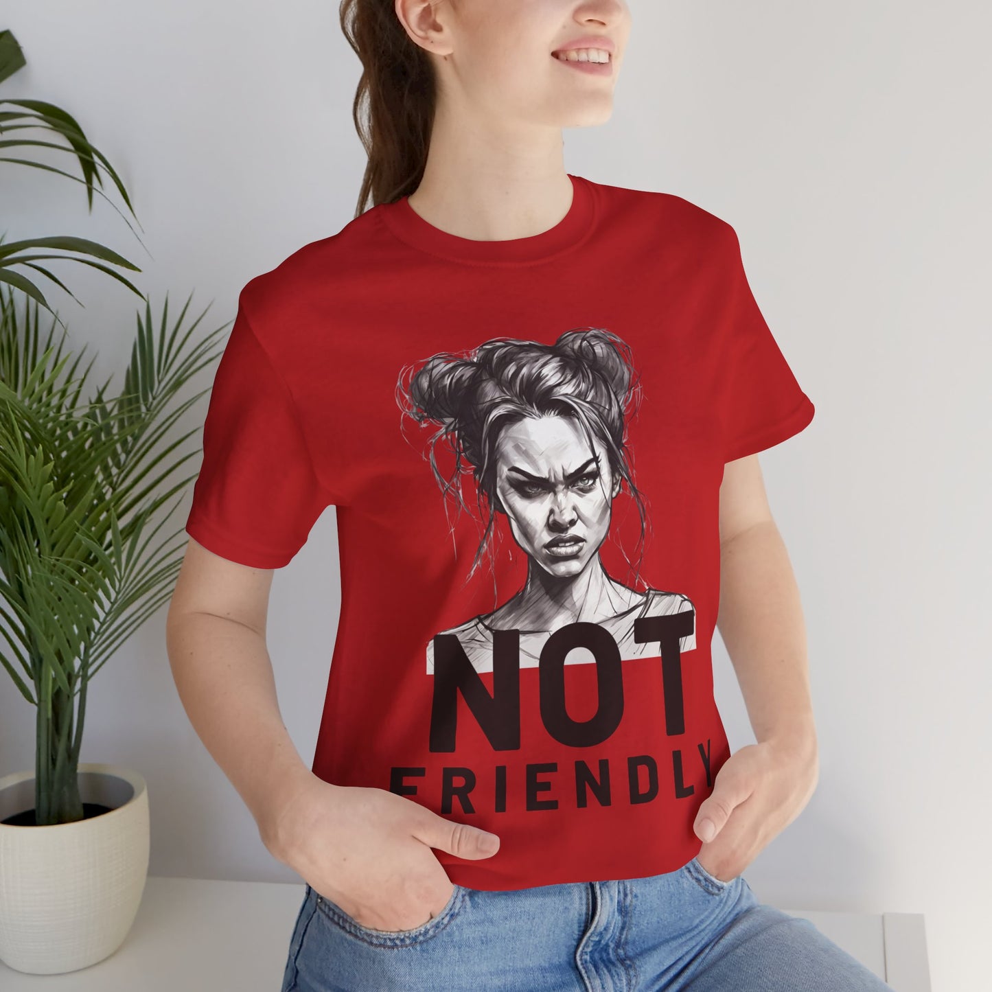 Not Friendly Short Sleeve Tee