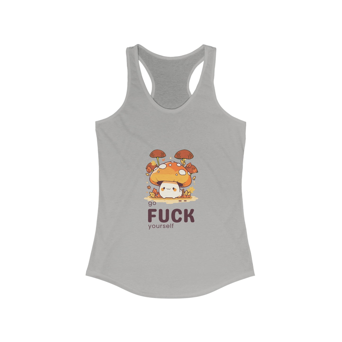 GFY Baby Mushroom Racerback Tank