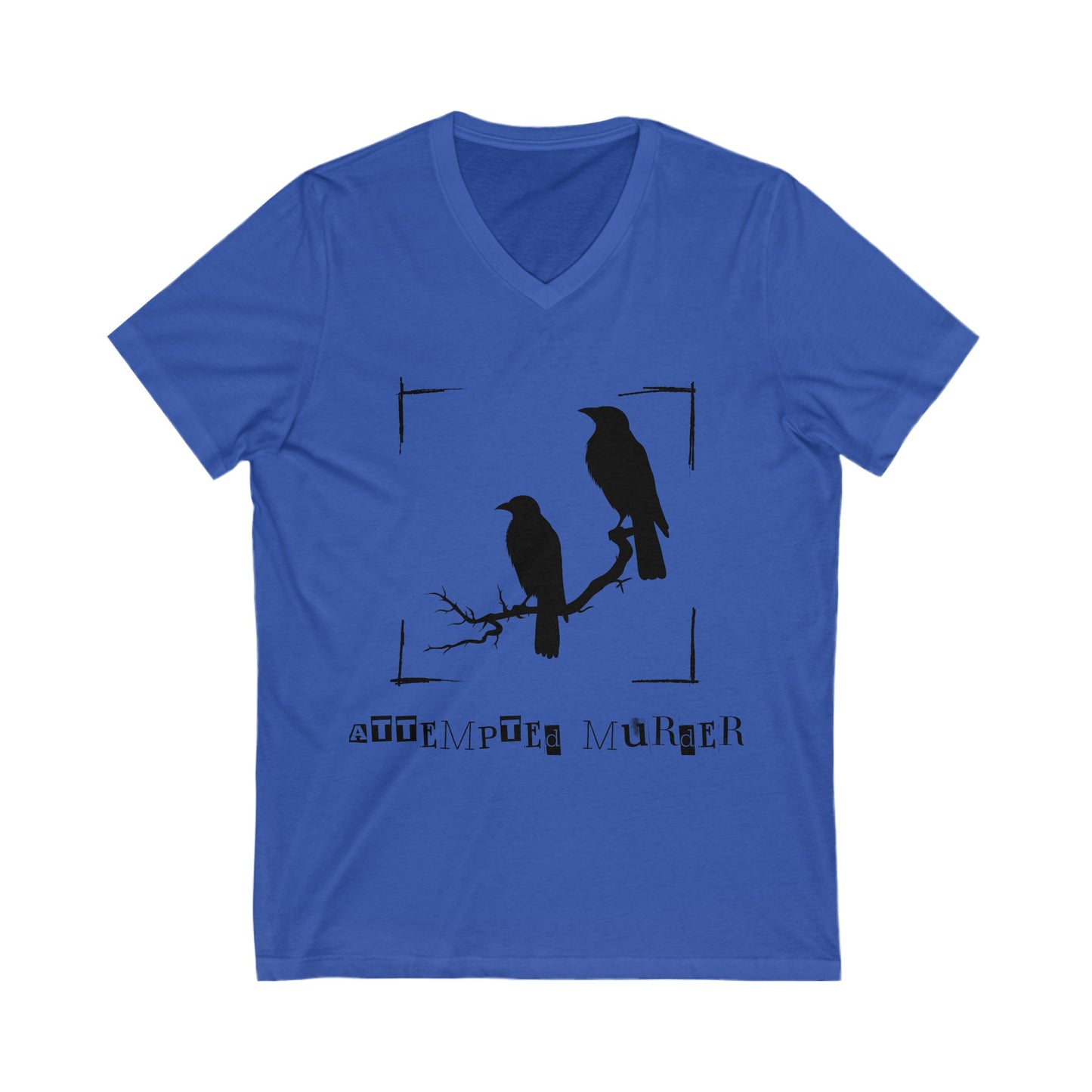 "Attempted Murder" Crow V-Neck Tee