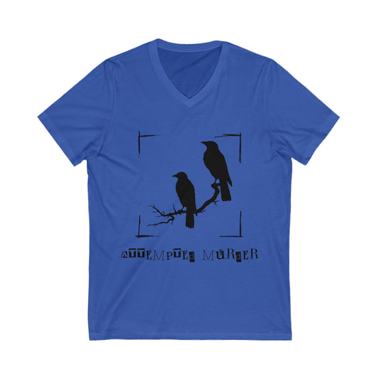 "Attempted Murder" Crow V-Neck Tee