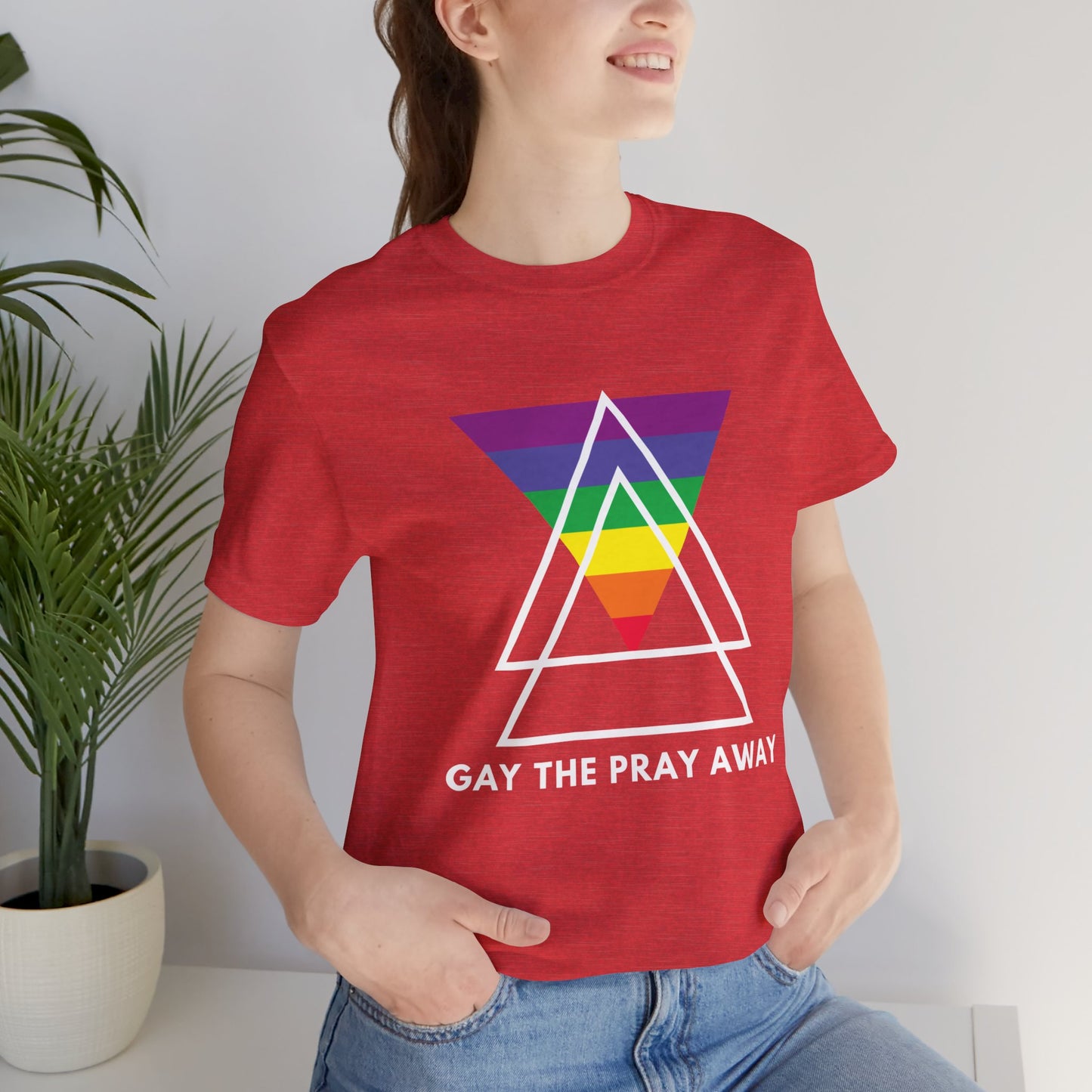 "GAY THE PRAY AWAY" Short Sleeve Tee