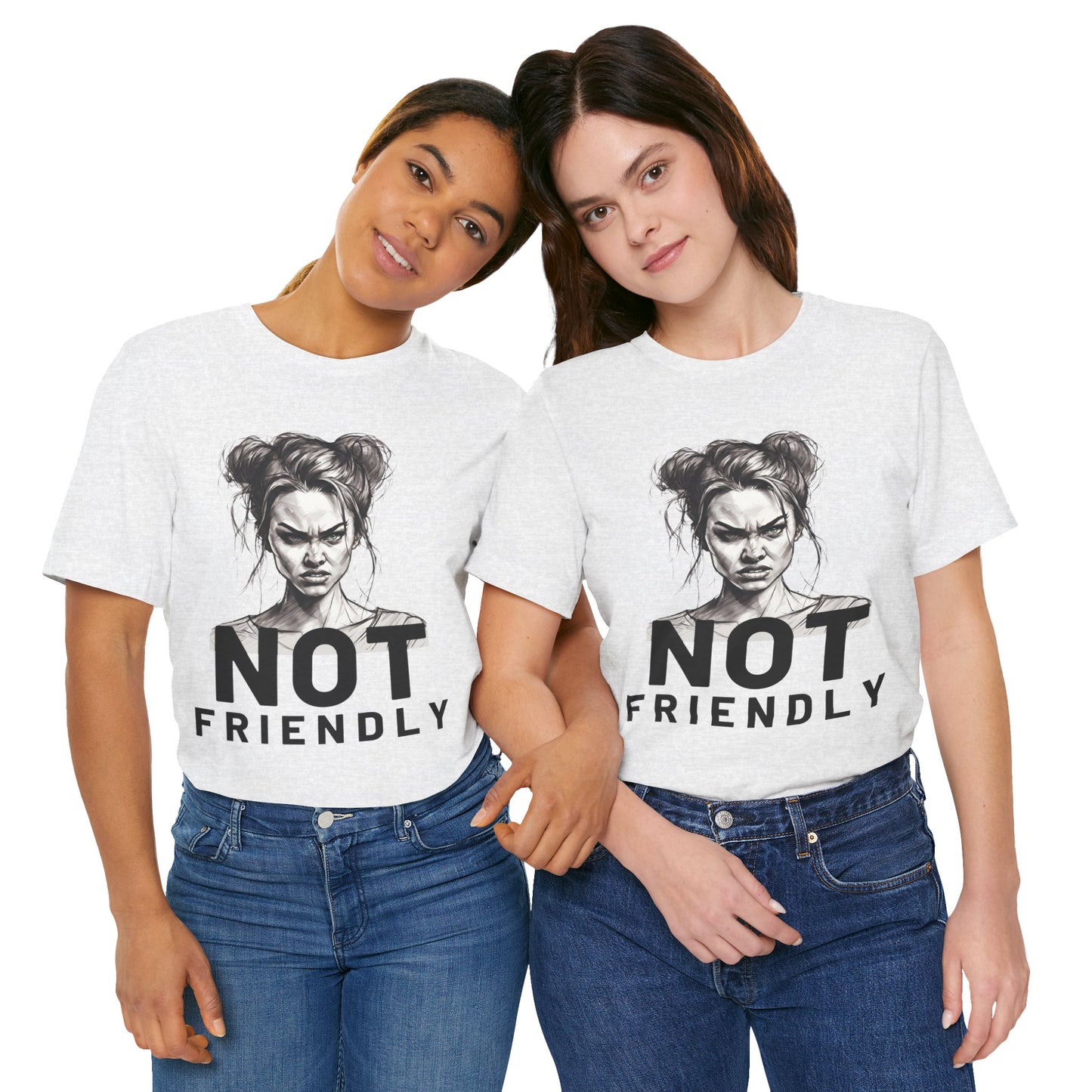 Not Friendly Short Sleeve Tee