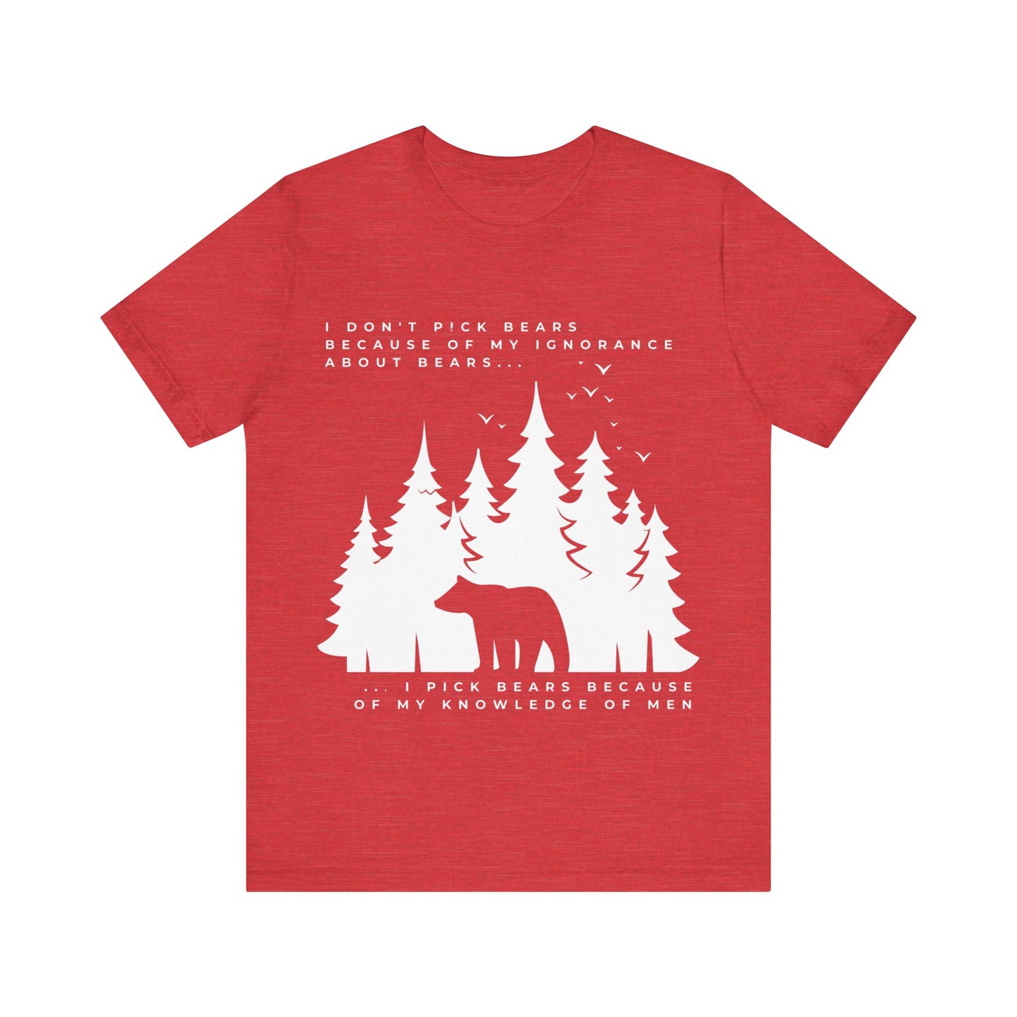 Women's Bear Quote Tee - White Graphic