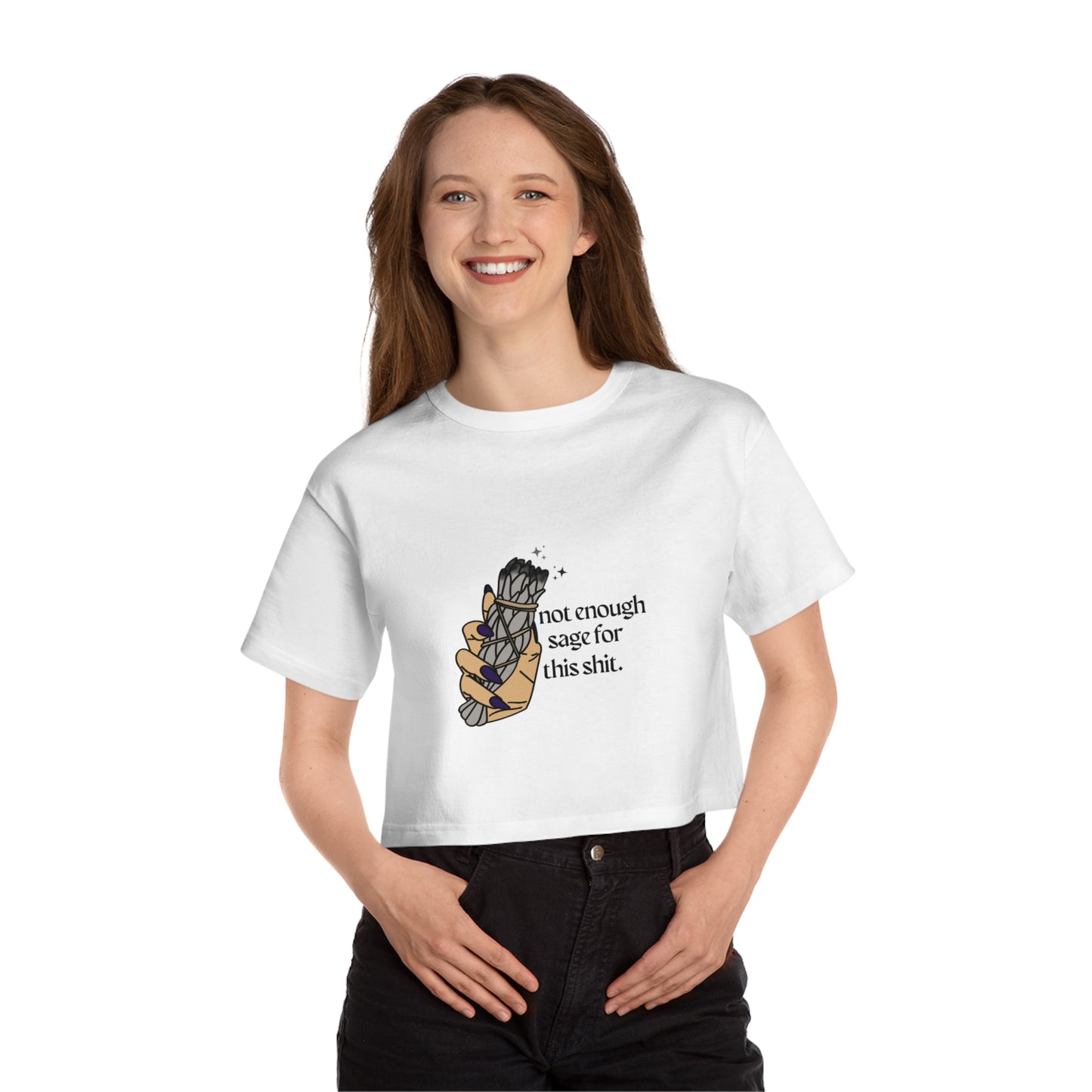 Not Enough Sage Cropped T-Shirt
