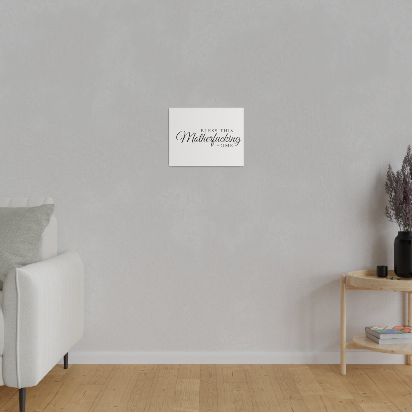 Bless This Home Matte Canvas, Stretched, 0.75"