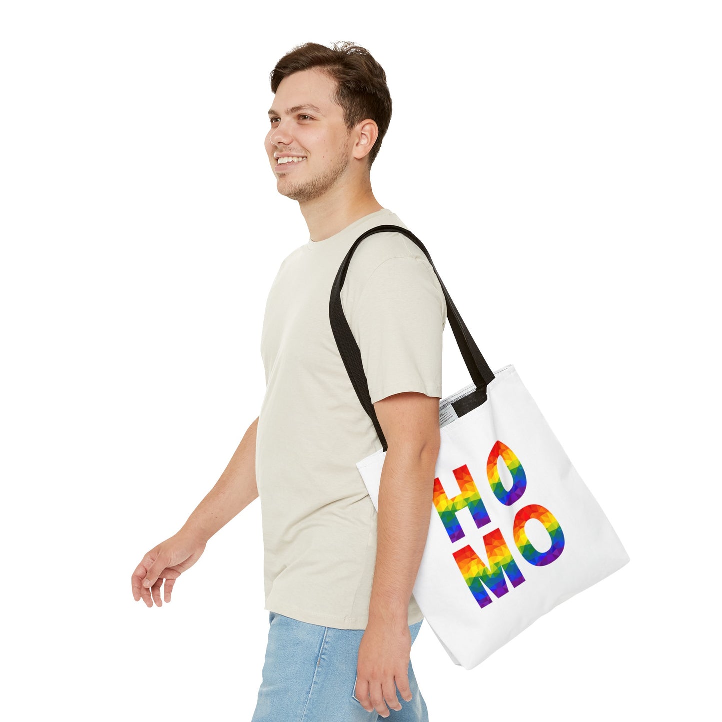 "HOMO" Tote Bag (AOP)