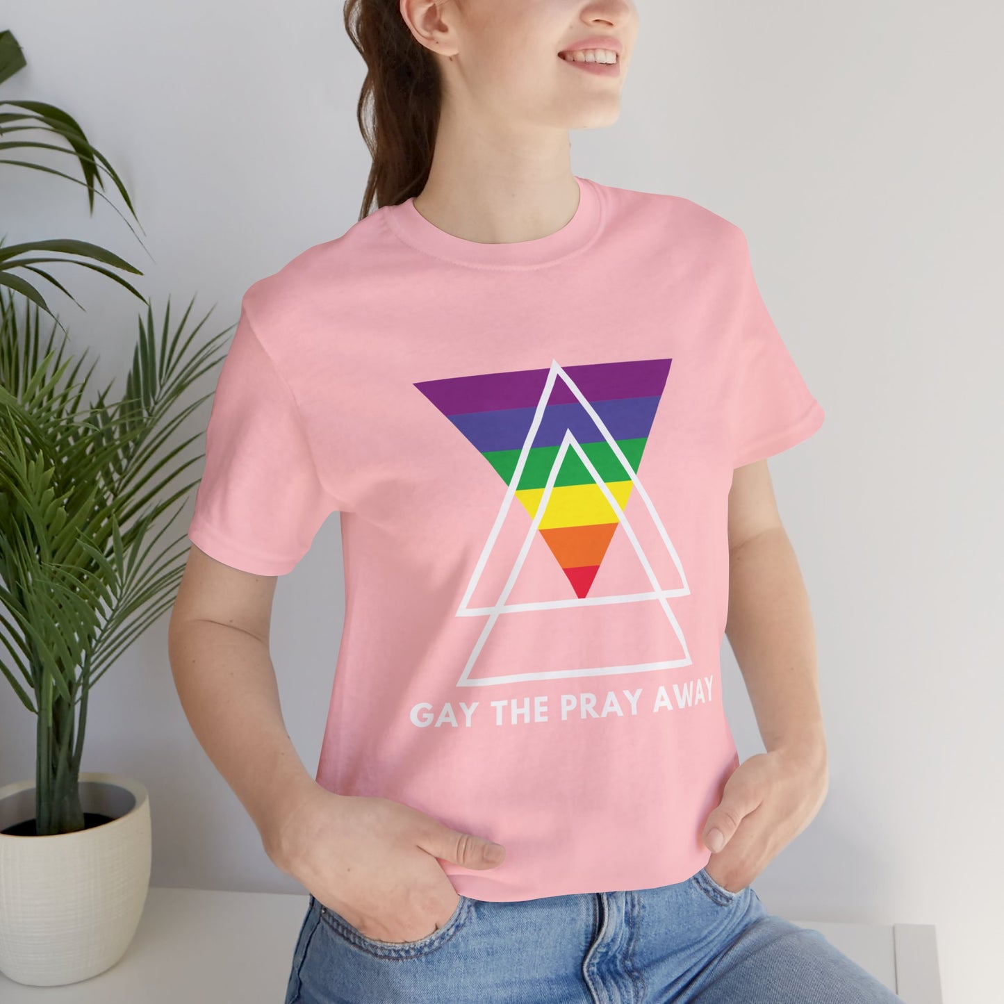 "GAY THE PRAY AWAY" Short Sleeve Tee