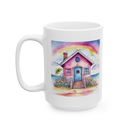 Ceramic Mug, (11oz, 15oz) - Pride 5