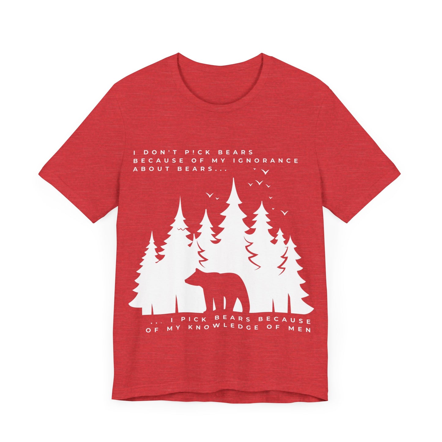 Women's Bear Quote Tee - White Graphic