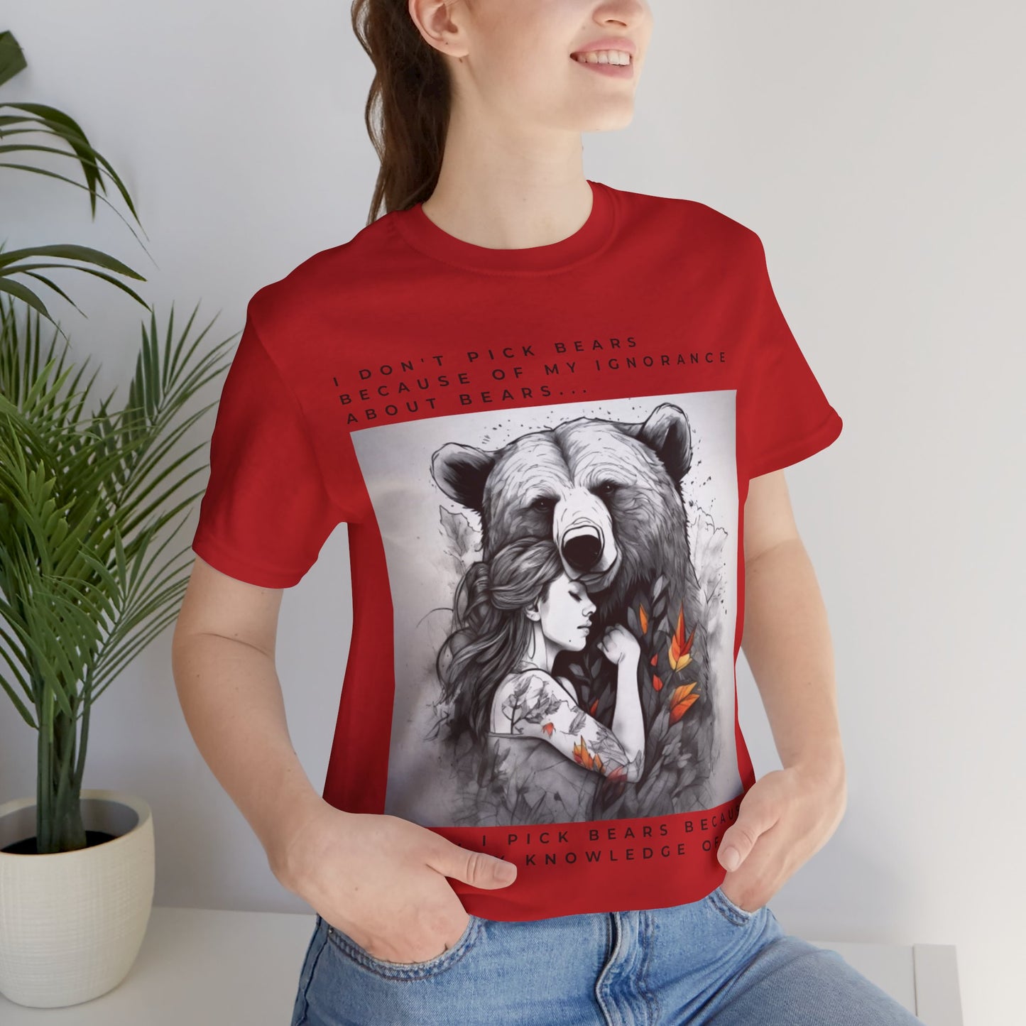 Women's Bear Hug "Team Bear" Tee