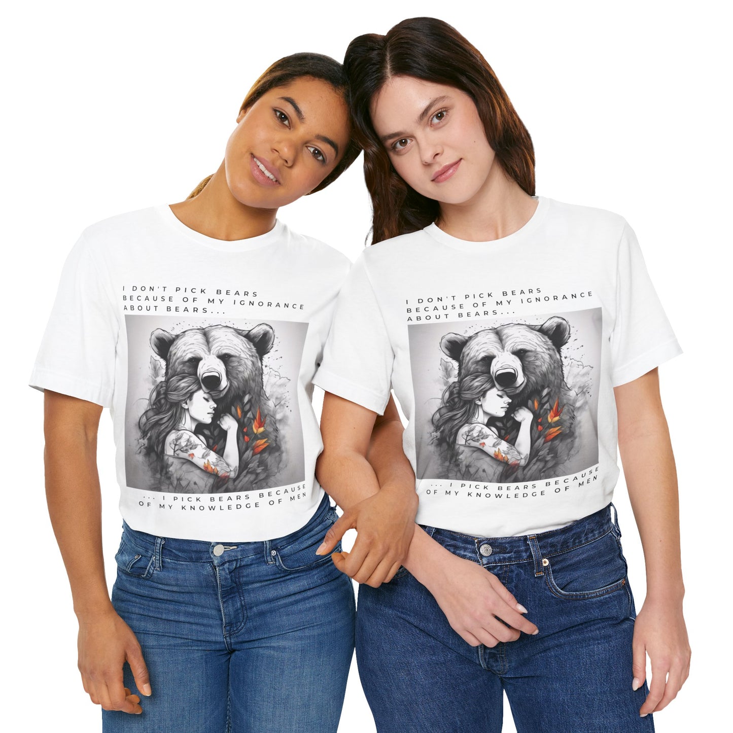 Women's Bear Hug "Team Bear" Tee